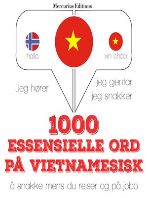 cover image of 1000 essensielle ord på vietnamesisk